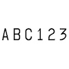 Cosco Alphanumeric Stamp, 6 Bands, 12 Font 038740