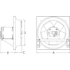 Dayton Exhaust Fan, 16 In, 208-230/460V 10D984