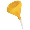 Funnel King Polyethylene, 2 qt, 15-1/4", 1-1/16", Yellow 94310