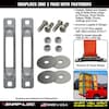 Snap-Loc Logistic Strap Anchor Kit, Stl, 1000lb, PK2 SLCSZ2FA
