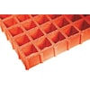 Fibergrate Molded Grating, 120 in Span, Grit-Top Surface, Vi-Corr Resin, Orange 878826