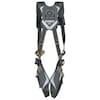 3M Dbi-Sala Arc Flash Full Body Harness, Vest Style, XL, Nomex(R)/Kevlar(R), Black 1103088