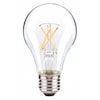 Satco 7W A19 LED Clear Medium 2700K 810Ls 120V Carded S8616