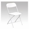 Flash Furniture Folding Chair -White Plastic - Event Chair LE-L-3-WHITE-GG