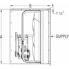 Dayton Cabinet Supply Fan, 30 In, 115/208-230 V 1AJA8