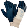 Ansell Nitrile Coated Gloves, 3/4 Dip Coverage, Blue, M, PR 27-600